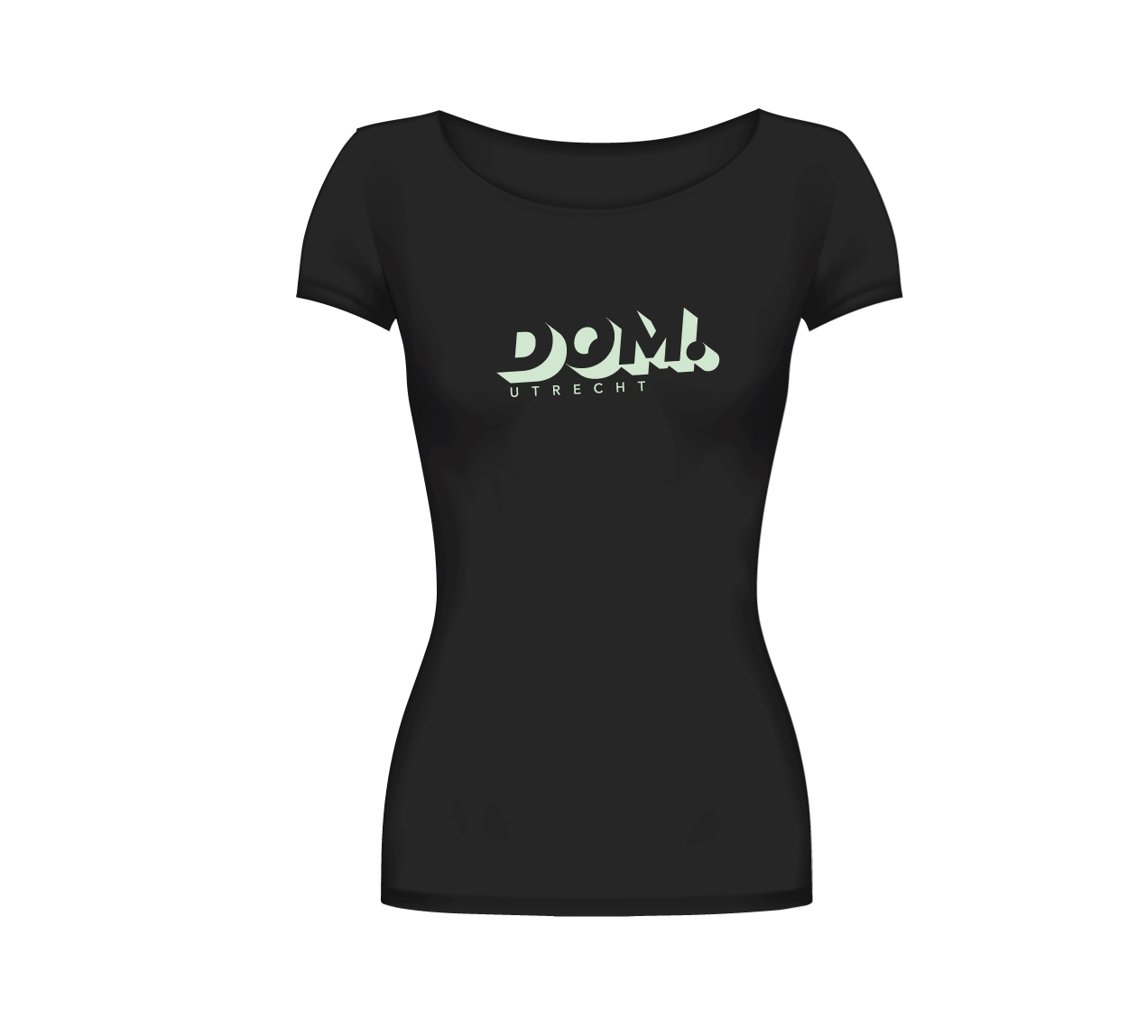 T shirt Ladies DOM UTRECHT BLACK DOMdesign